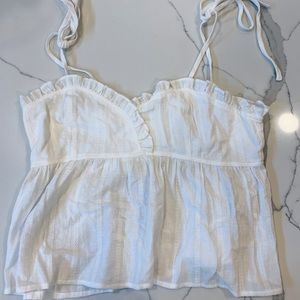 Boutique white tank top